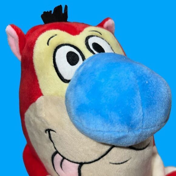 NWT Nickelodeon Ren & Stimpy “Stimpy” Plush Sruffed Toy 13” - Picture 4 of 4